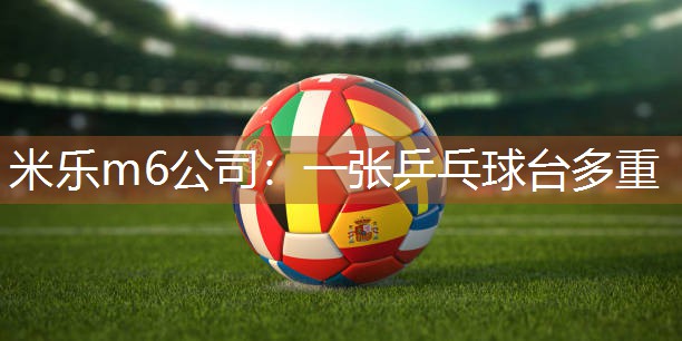 米乐m6公司:一张乒乓球台多重