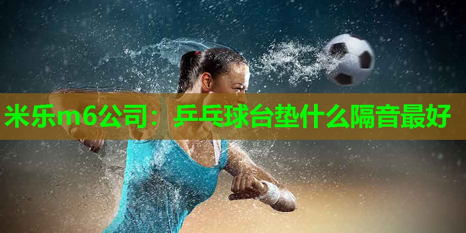 米乐m6公司:乒乓球台垫什么隔音最好